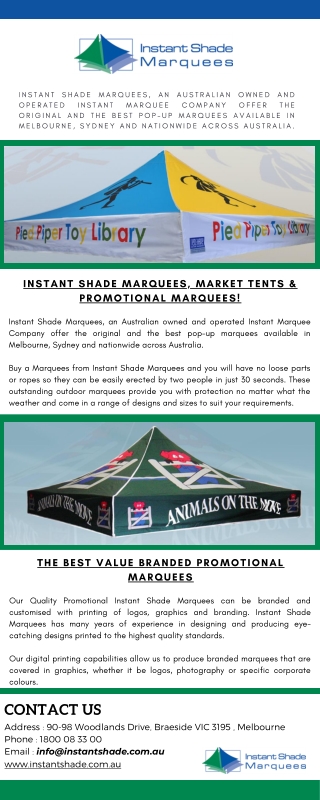 Buy Marquee in Melbourne At Great Prices