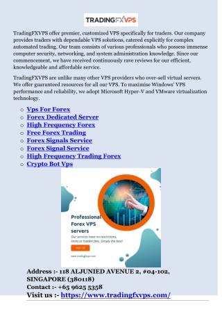 Forex Signal Service