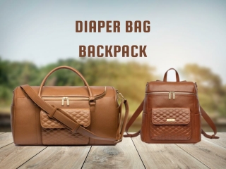 Spice Up Your Fashion Game With Our Line Of Diaper Bag Backpack