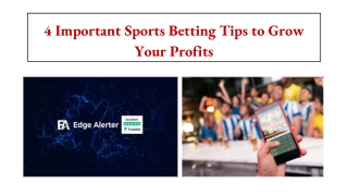4 Important Sports Betting Tips to Grow Your Profits