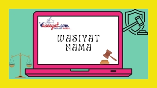 Best Wasiyat Nama planner in India | Berozgaaridur