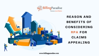 Reason and Benefits of Considering RPA for Claims Appealing