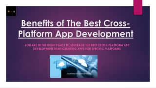 The Best Cross-Platform App Development