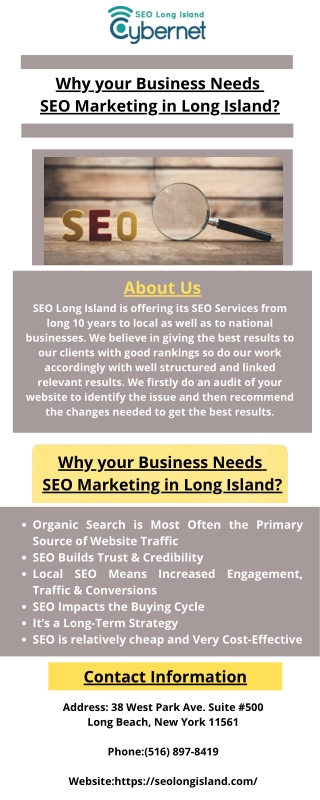 Why your Business Needs  SEO Marketing in Long Island
