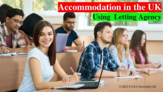 Accommodation in the UK Using Letting Agency