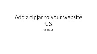 tip a local service provider US