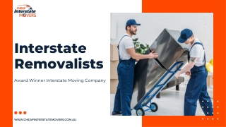Interstate Removalists | Interstate Moving Company