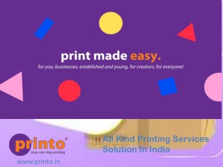 Printo | Business Cards Printing, Letterheads, Photo Mugs, Canvas Prints | Onlin