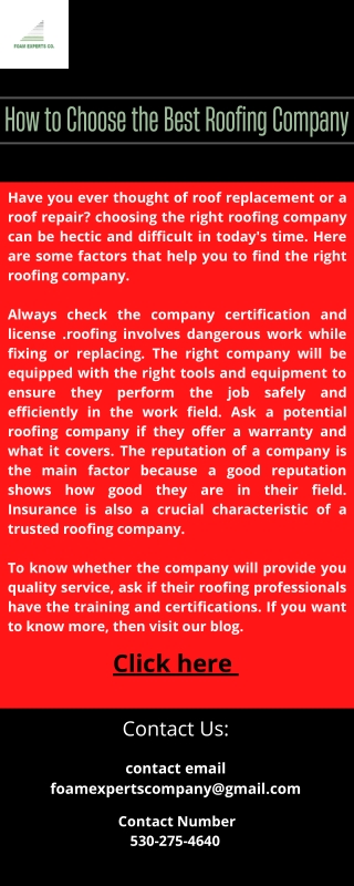 How to Choose the Best Roofing Company