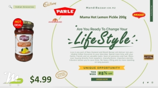 Mama Hot Lemon Pickle 200g - Indian Groceries in New Zealand
