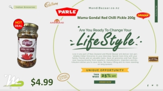 Mama Gondal Red Chilli Pickle 200g - Indian Groceries in New Zealand
