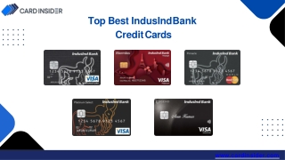 Indusland Bank Credit cards in india