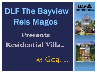 DLF The Bayview Reis Magos | Launches New Residential Villas in Goa