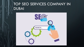Top SEO Services Company in Dubai