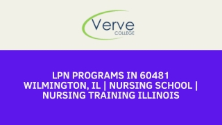 LPN Programs in 60481 Wilmington, IL  Nursing School  Nursing Training Illinois