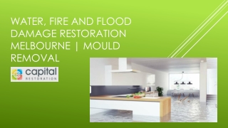 Water, Fire and Flood Damage Restoration Melbourne