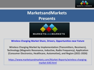 Wireless Charging Market Share, Drivers, Opportunities near Future