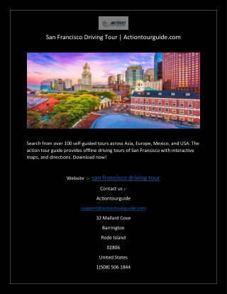 San Francisco Driving Tour  Actiontourguide