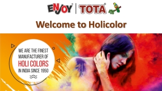 Non toxic holi colours