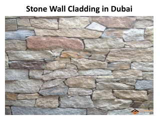 Stone Wall Cladding in Dubai