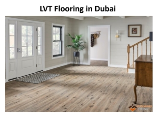 LVT Flooring in Dubai
