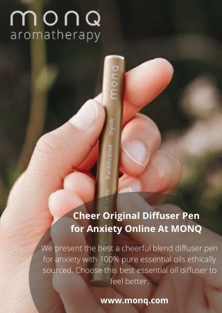 Cheer Original Diffuser Pen for Anxiety Online At MONQ