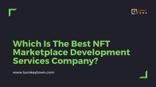 Which Is The Best NFT Marketplace Development Services Company?