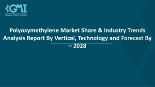 Polyoxymethylene Market