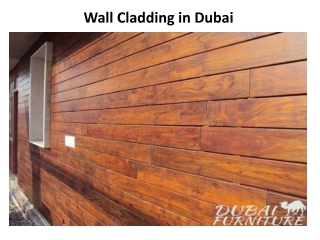 Wall Cladding in Dubai