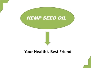 Hemp Seed Oil