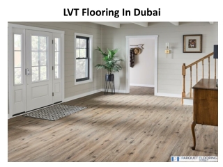 LVT Flooring in Dubai