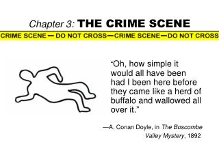 Chapter 3: THE CRIME SCENE