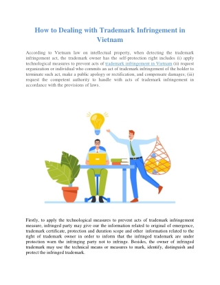 How to Dealing with Trademark Infringement in Vietnam