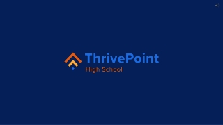 ThrivePoint High School Offers An Independent Study Program