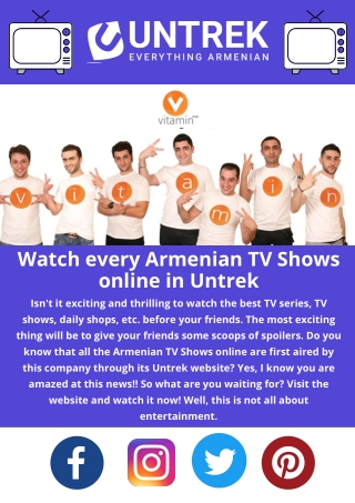 Looking For Armenian TV Shows Online