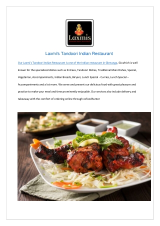 Laxmi's Tandoori Indian Restaurant