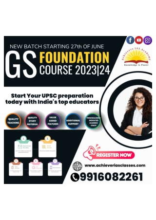 Best IAS Coaching In Bangalore Achievers IAS