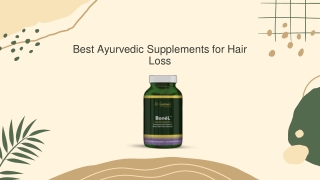 Best Ayurvedic Supplements for Hair Loss