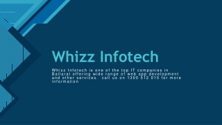 SEO Ballarat - SEO Company Ballarat - Whizz Infotech