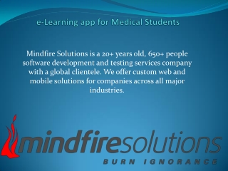 e-Learning app for Medical Students