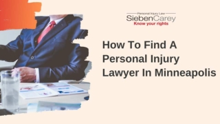 How To Find A Personal Injury Lawyer In Minneapolis