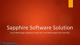 Top 10 Web Design Companies In New York-Hire Web Designer New York 2022