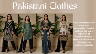 Pakistani clothes | Fabeha Outlet