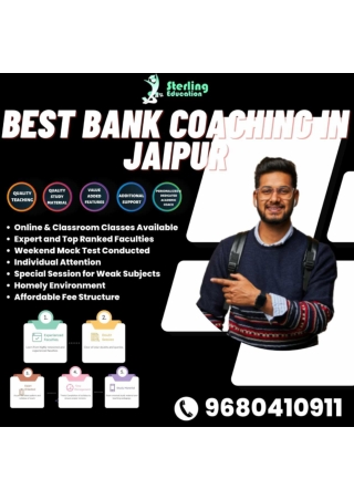 Best Bank Coaching In Jaipur Sterling Education