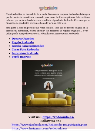 Impresión Redonda