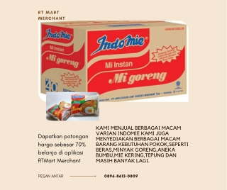 PROMO, WA 0896-8613-0809 Grosir Macam Macam Indomie RT Mart Jogja