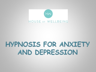Hypnosis for Anxiety and Depression