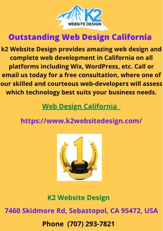 Outstanding Web Design California