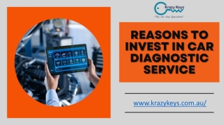 Things You Must Know Before Investing in Car Diagnostic Service