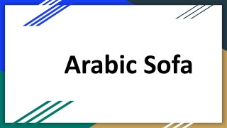 Arabic Sofa